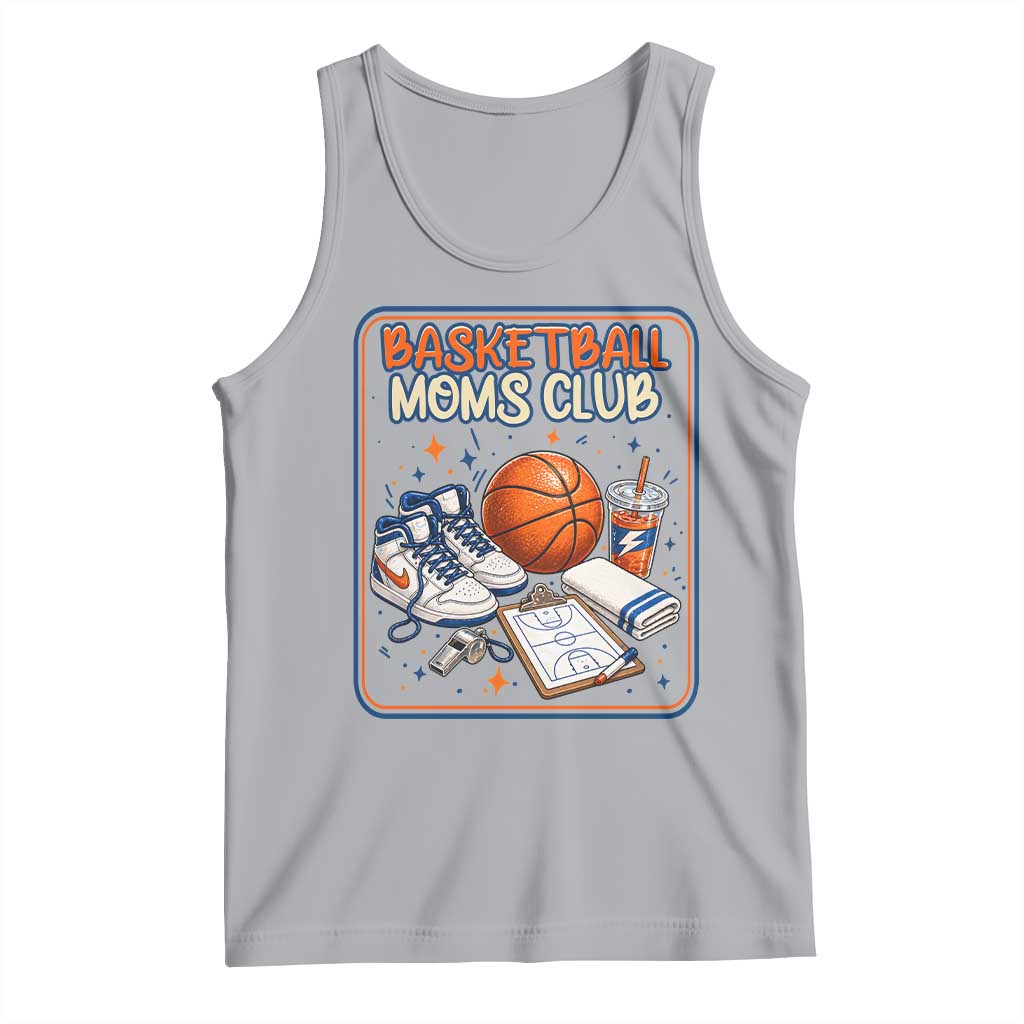 Basketball Moms Club Tank Top Funny Mother’s Day Gift TS14 Athletic Heather Print Your Wear