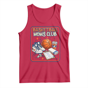 Basketball Moms Club Tank Top Funny Mother’s Day Gift TS14 Red Print Your Wear