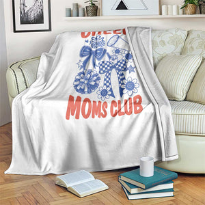 Cheer Moms Club Throw Blanket Funny Cheerleading Mom Mother’s Day Gift TS14 Print Your Wear