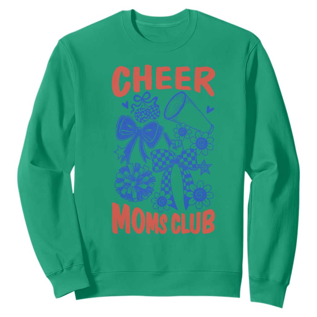 Cheer Moms Club Sweatshirt Funny Cheerleading Mom Mother’s Day Gift TS14 Irish Green Print Your Wear