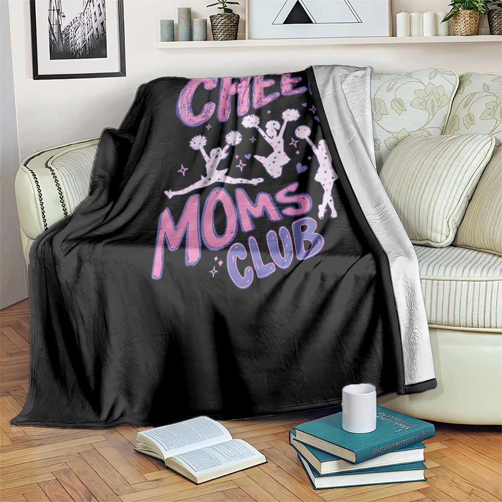 Cheer Moms Club Throw Blanket Cheerleader Mom Mother’s Day Gift TS14 Print Your Wear