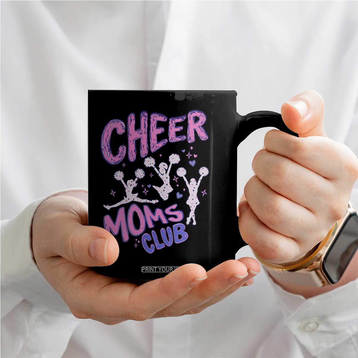 Cheer Moms Club Coffee Mug Cheerleader Mom Mother’s Day Gift TS14 Print Your Wear