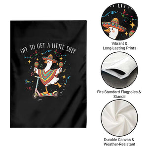 Silly Goose Cinco De Mayo Garden Flag Off To Get A Little Silly TS14 Print Your Wear