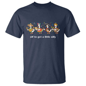 Funny Silly Goose Cinco De Mayo T Shirt Off To Get A Little Silly TS14 Navy Print Your Wear