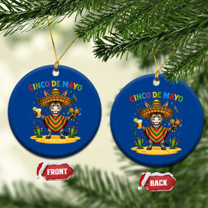 Cinco de Mayo Donkey Mexican Fiesta Ceramic Ornament TS14 1pc Blue Print Your Wear