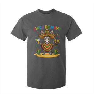 Cinco de Mayo Donkey Mexican Fiesta T Shirt For Kid TS14 Dark Heather Print Your Wear