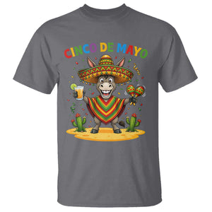 Cinco de Mayo Donkey Mexican Fiesta T Shirt TS14 Charcoal Print Your Wear