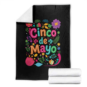 Cinco de Mayo Throw Blanket Funny Mexican Fiesta TS14 Black Print Your Wear