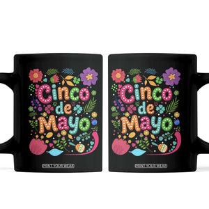 Cinco de Mayo Coffee Mug Funny Mexican Fiesta TS14 Black Print Your Wear