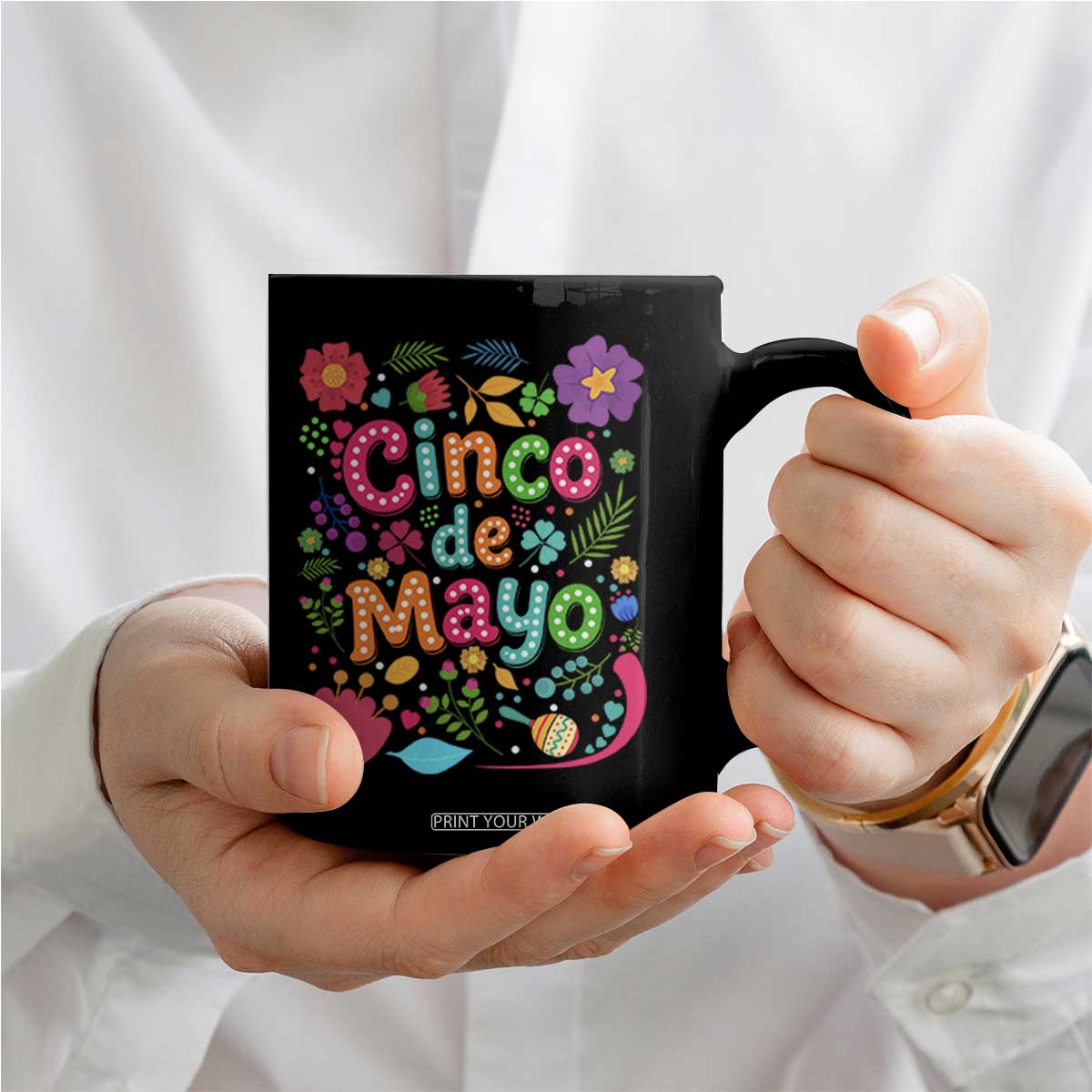 Cinco de Mayo Coffee Mug Funny Mexican Fiesta TS14 Print Your Wear
