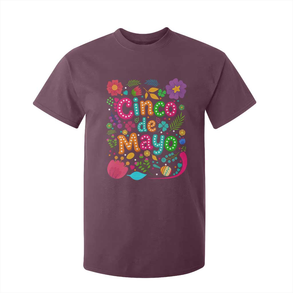 Cinco de Mayo T Shirt For Kid Funny Mexican Fiesta TS14 Maroon Print Your Wear