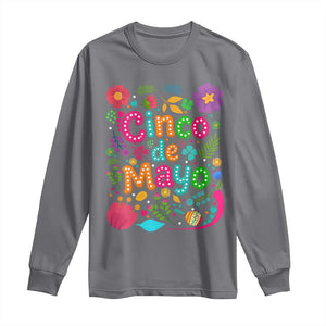 Cinco de Mayo Long Sleeve Shirt Funny Mexican Fiesta TS14 Charcoal Print Your Wear