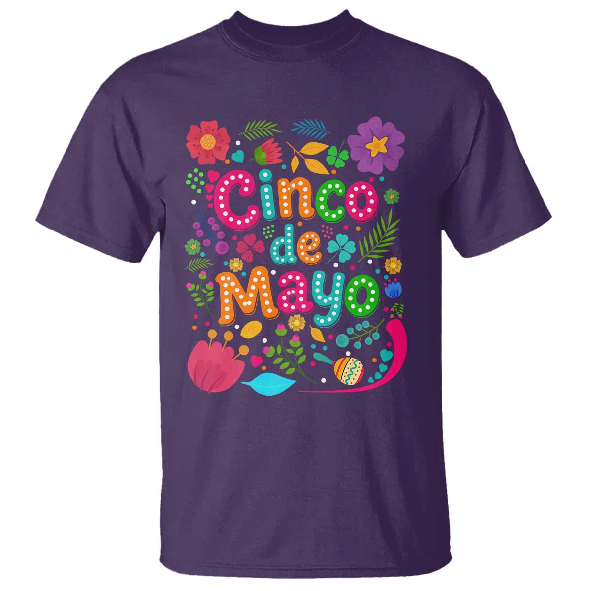 Cinco de Mayo T Shirt Funny Mexican Fiesta TS14 Purple Print Your Wear