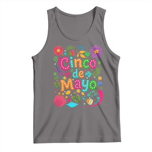 Cinco de Mayo Tank Top Funny Mexican Fiesta TS14 Deep Heather Print Your Wear