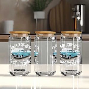 I'm Not Old I'm Classic Glass Can Vintage 1957 Turquoise Classic Car TS14 Print Your Wear