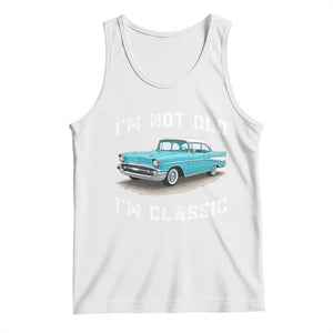 I'm Not Old I'm Classic Tank Top Vintage 1957 Turquoise Classic Car TS14 White Print Your Wear