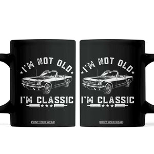 I'm Not Old I'm Classic Coffee Mug Vintage 1963 Classic Sports Car TS14 Black Print Your Wear