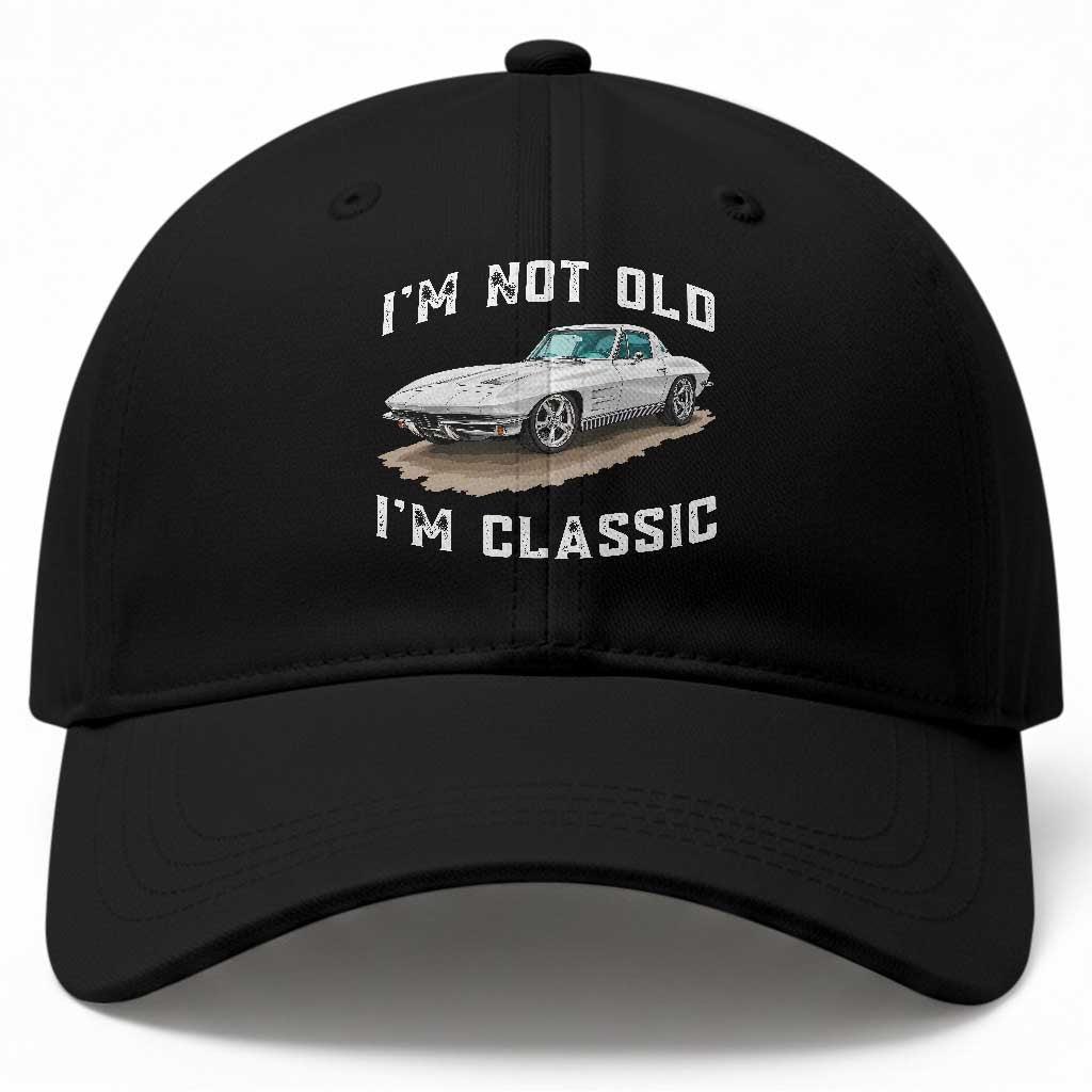 I'm Not Old I'm Classic Baseball Cap Vintage 1963 Sports Car Retro Americana TS14 Print Your Wear