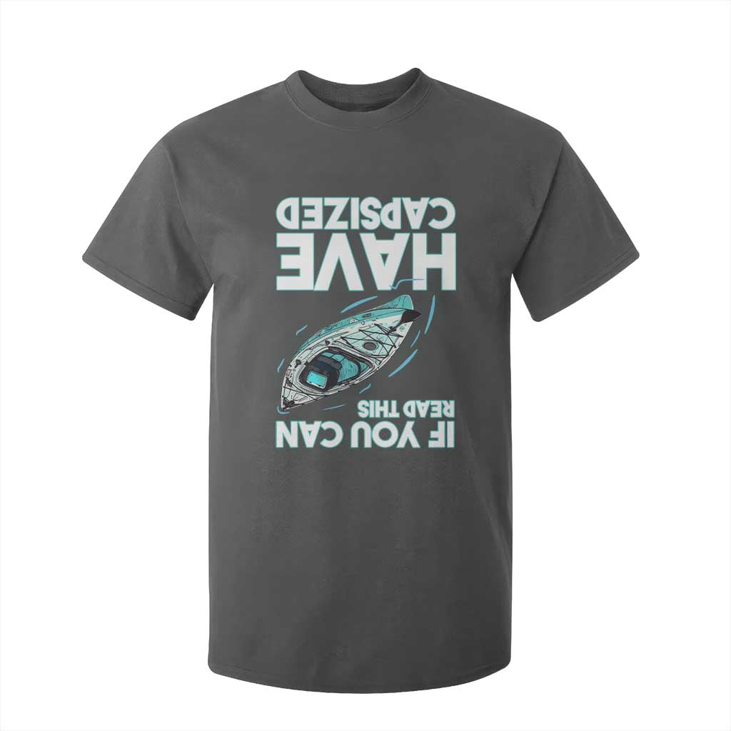 If You Can Read This I Have Capsized T Shirt For Kid Funny Boating TS14 Dark Heather Print Your Wear