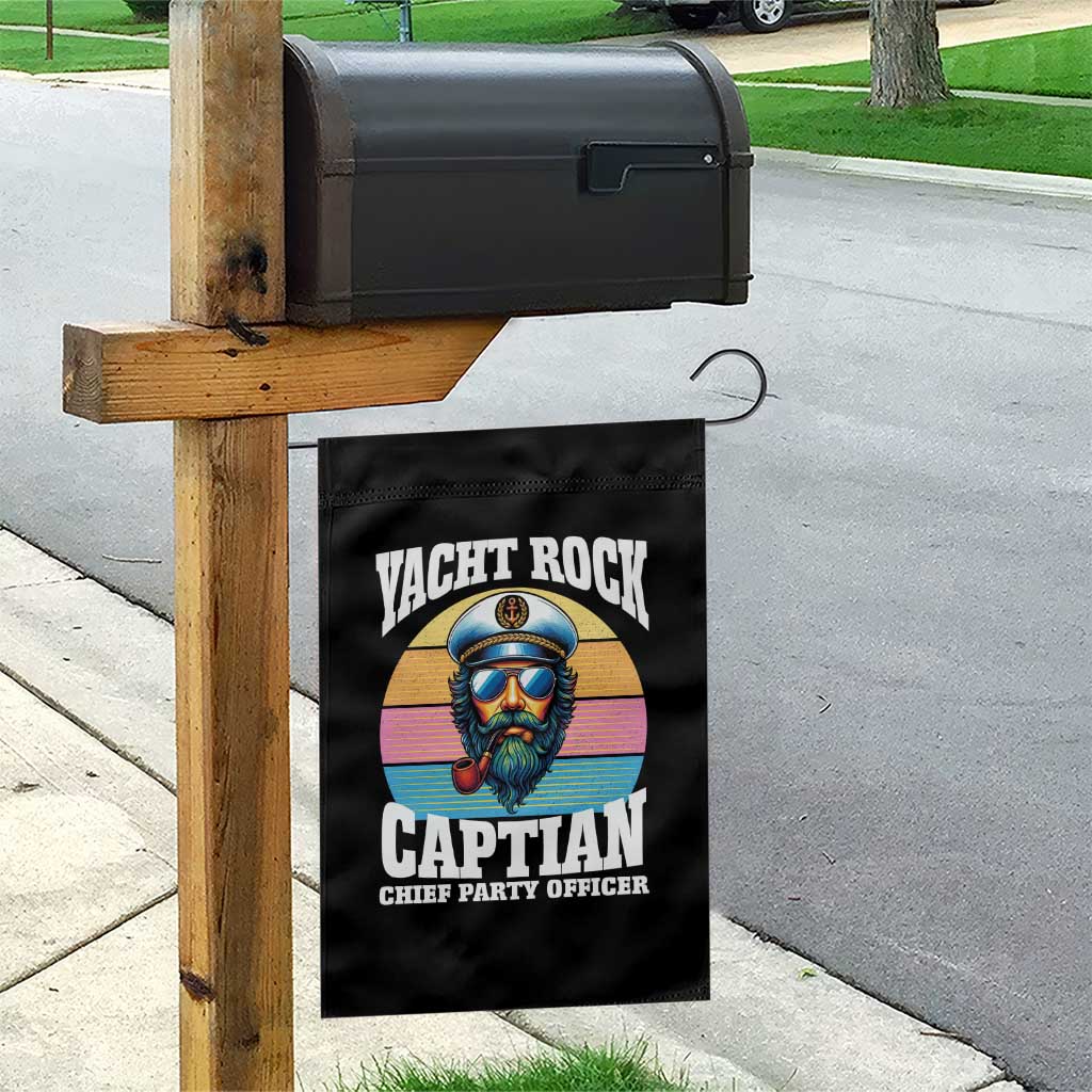 Yacht Rock Captain Garden Flag Funny Boating Party Music TS14 Print Your Wear