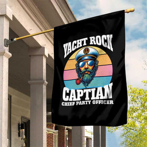 Yacht Rock Captain Garden Flag Funny Boating Party Music TS14 Print Your Wear