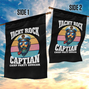 Yacht Rock Captain Garden Flag Funny Boating Party Music TS14 Print Your Wear