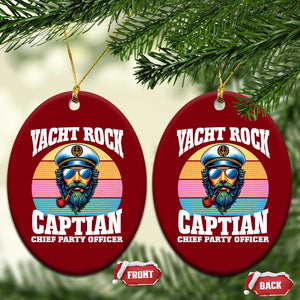 Yacht Rock Captain Ceramic Ornament Funny Boating Party Music TS14 Print Your Wear