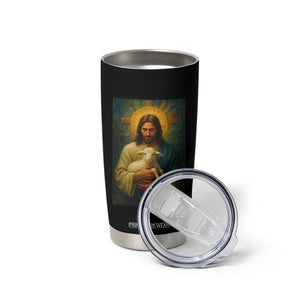 Jesus Christian Tumbler Cup Hug Lamb Faith Easter TS14 Print Your Wear