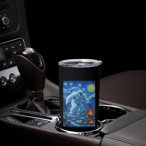 Yeti Cryptid Christmas Tumbler Cup Winter Monster Starry Night Xmas TS14 Print Your Wear