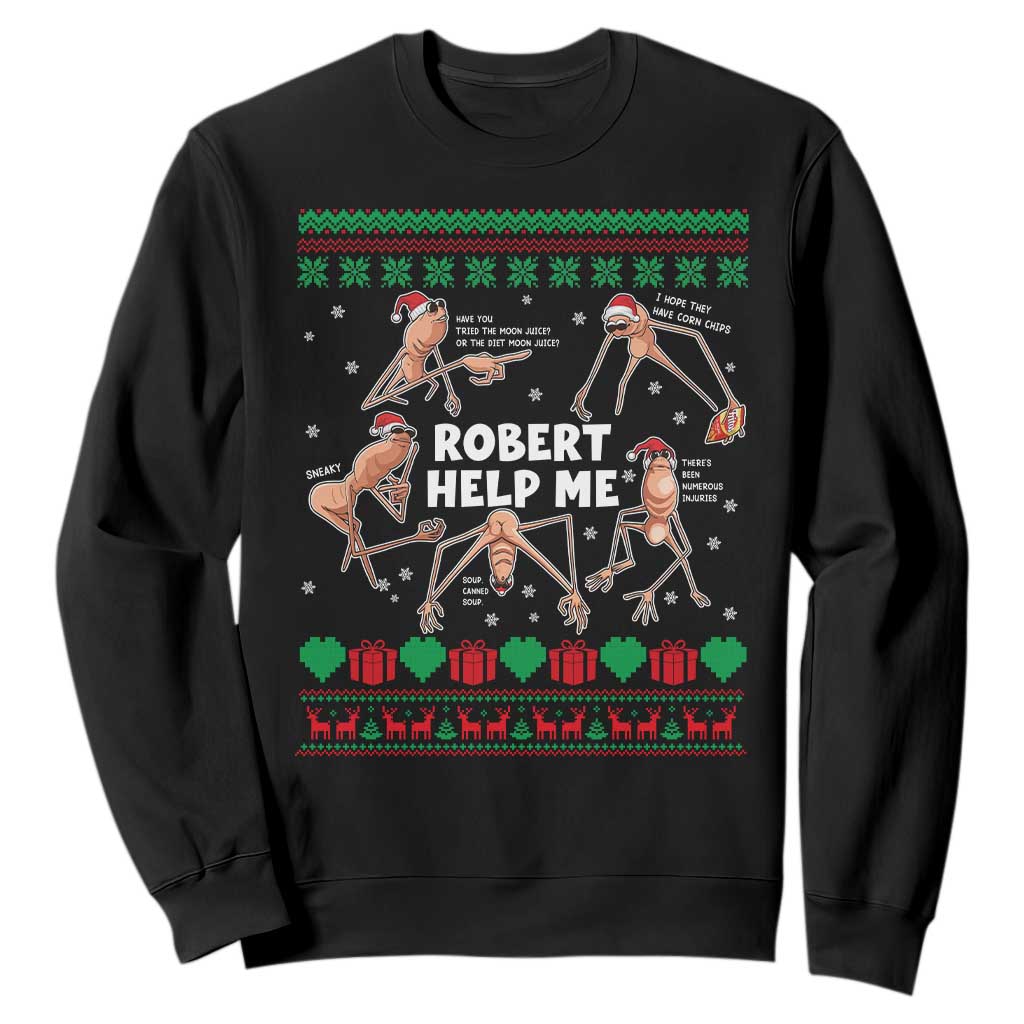 Marcus The Worm Christmas Meme Sweatshirt TS14 Black Print Your Wear