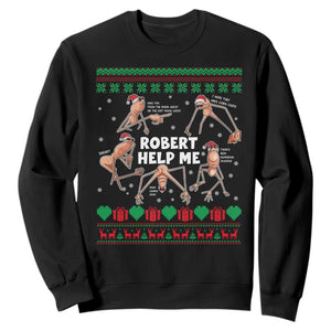 Marcus The Worm Christmas Meme Sweatshirt TS14 Black Print Your Wear