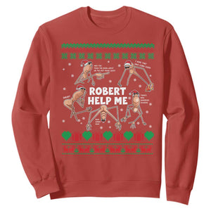 Marcus The Worm Christmas Meme Sweatshirt TS14 Red Print Your Wear