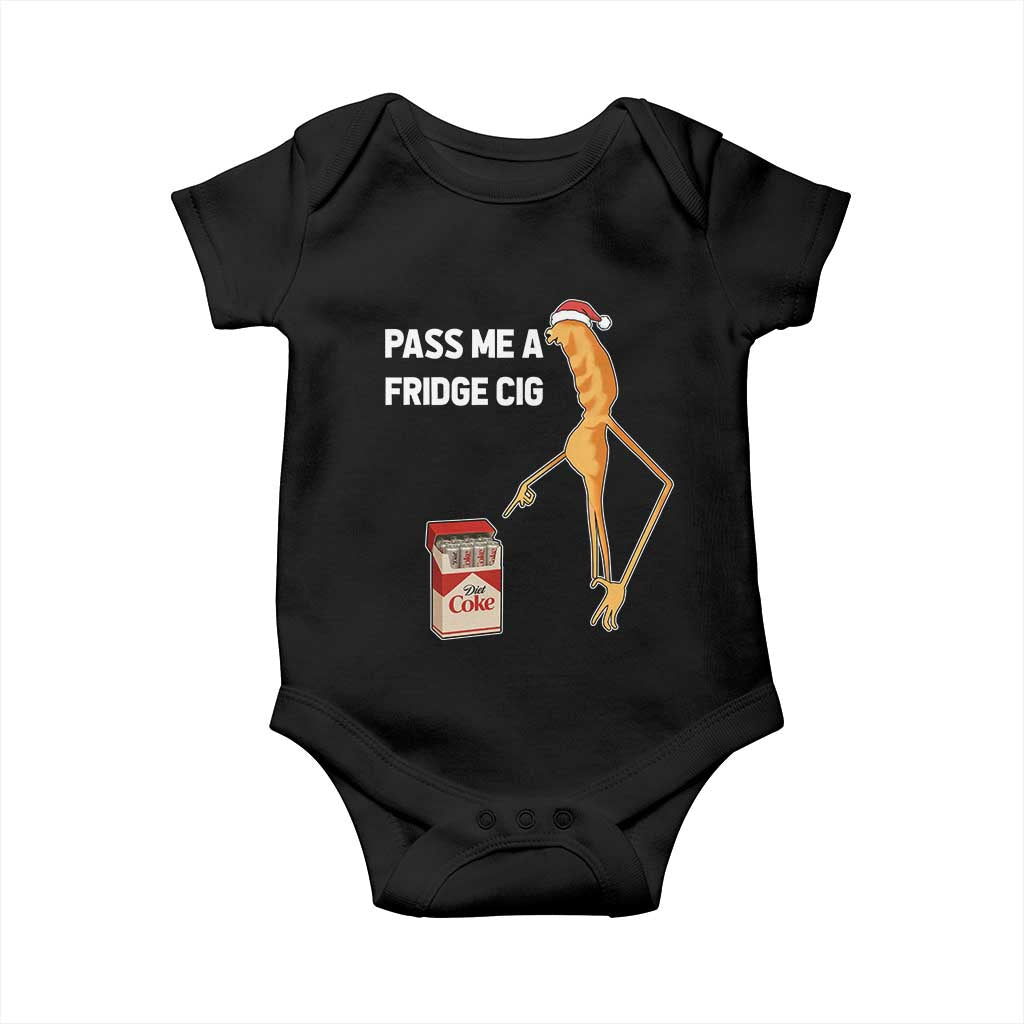 Marcus The Worm Christmas Meme Baby Onesie Pass Me A Fridge Cig TS14 Black Print Your Wear