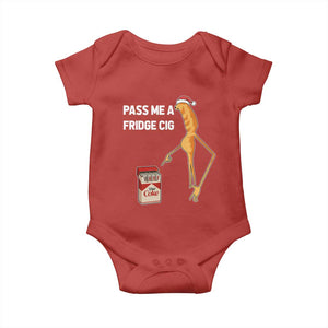 Marcus The Worm Christmas Meme Baby Onesie Pass Me A Fridge Cig TS14 Red Print Your Wear