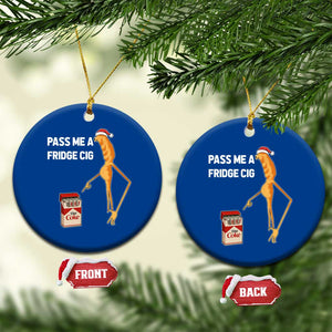 Marcus The Worm Christmas Meme Ceramic Ornament Pass Me A Fridge Cig TS14 1pc Blue Print Your Wear