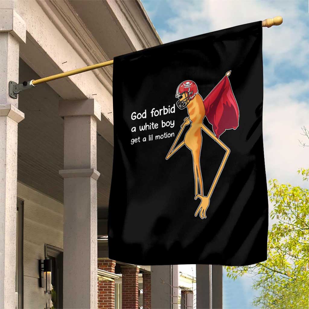 God Forbid A White Boy Get A Lil Motion Garden Flag Marcus The Worm Robert Meme Cosplay TS14 Print Your Wear