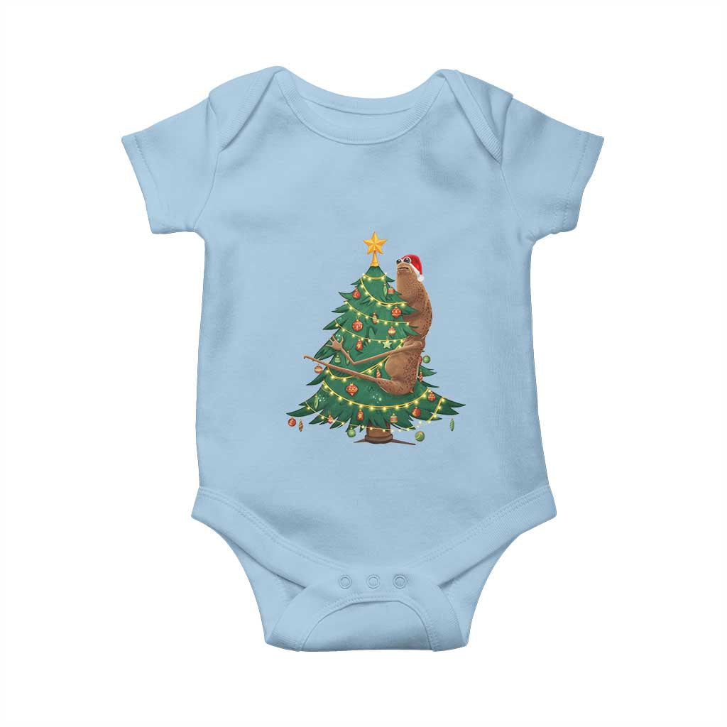 Marcus The Worm Meme Funny Christmas Baby Onesie TS14 Light Blue Print Your Wear