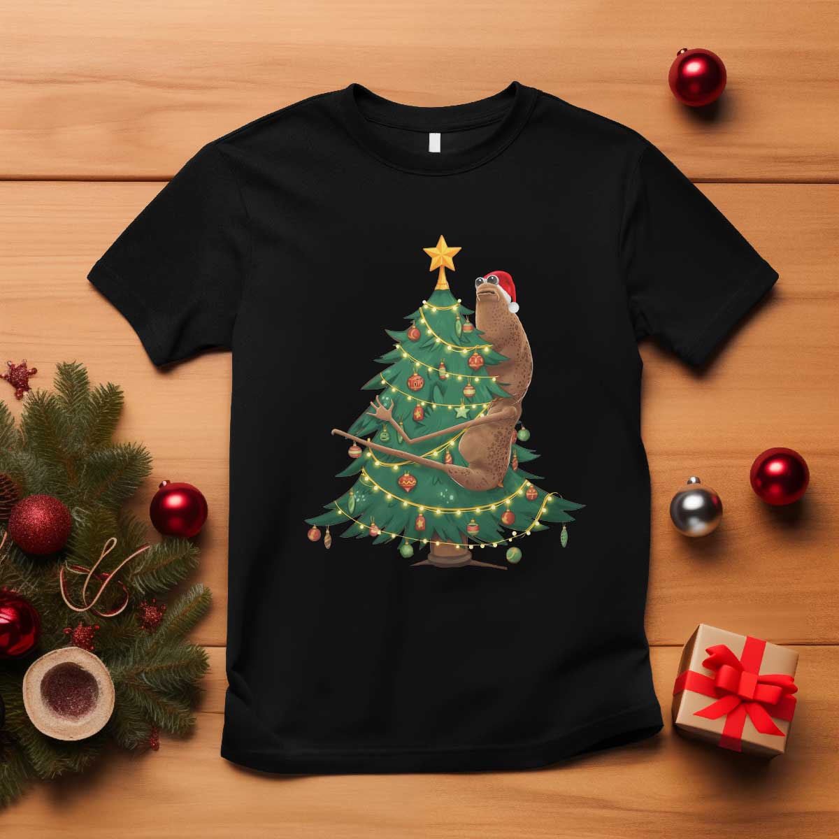 Marcus The Worm Meme Funny Christmas T Shirt TS14 Black Print Your Wear