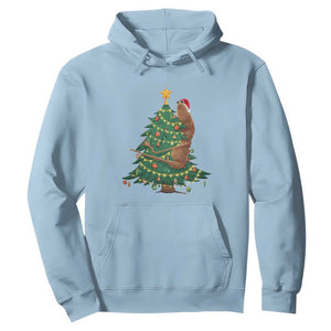 Marcus The Worm Meme Funny Christmas Hoodie TS14 Light Blue Print Your Wear
