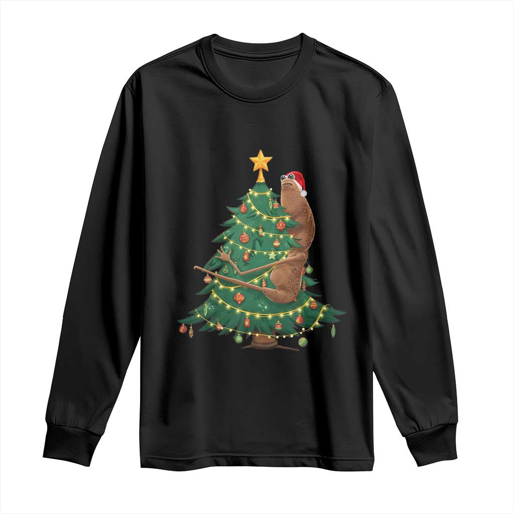 Marcus The Worm Meme Funny Christmas Long Sleeve Shirt TS14 Black Print Your Wear
