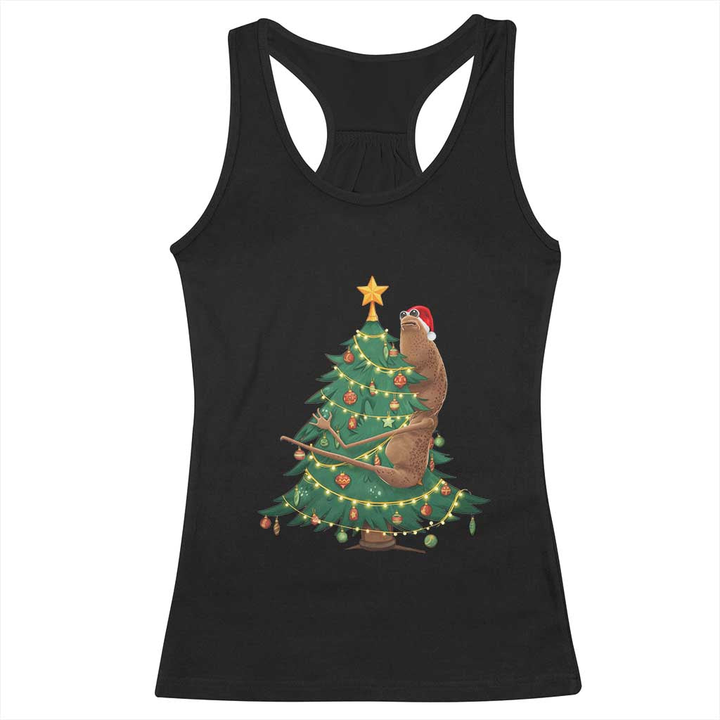 Marcus The Worm Meme Funny Christmas Racerback Tank Top TS14 Black Print Your Wear