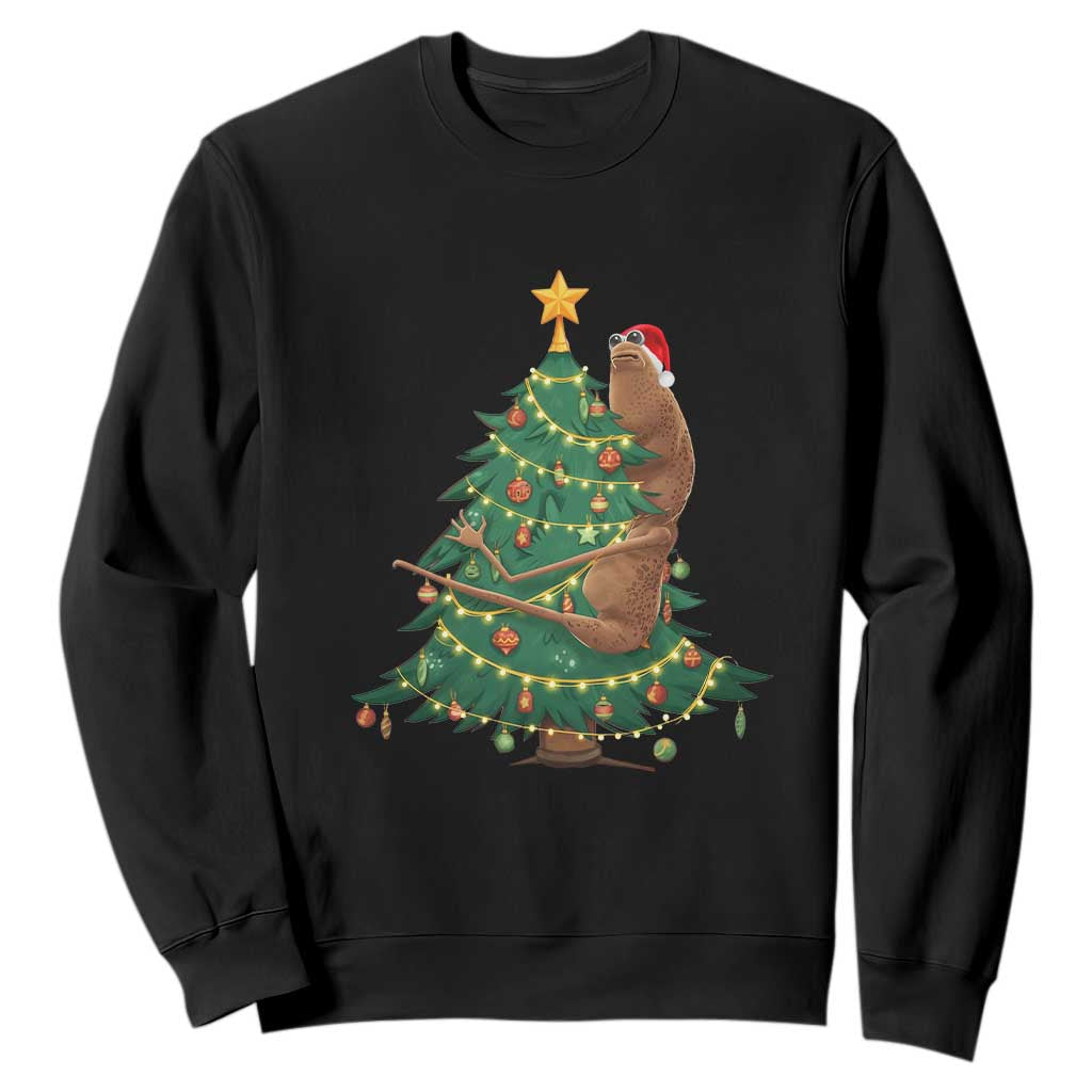 Marcus The Worm Meme Funny Christmas Sweatshirt TS14 Black Print Your Wear