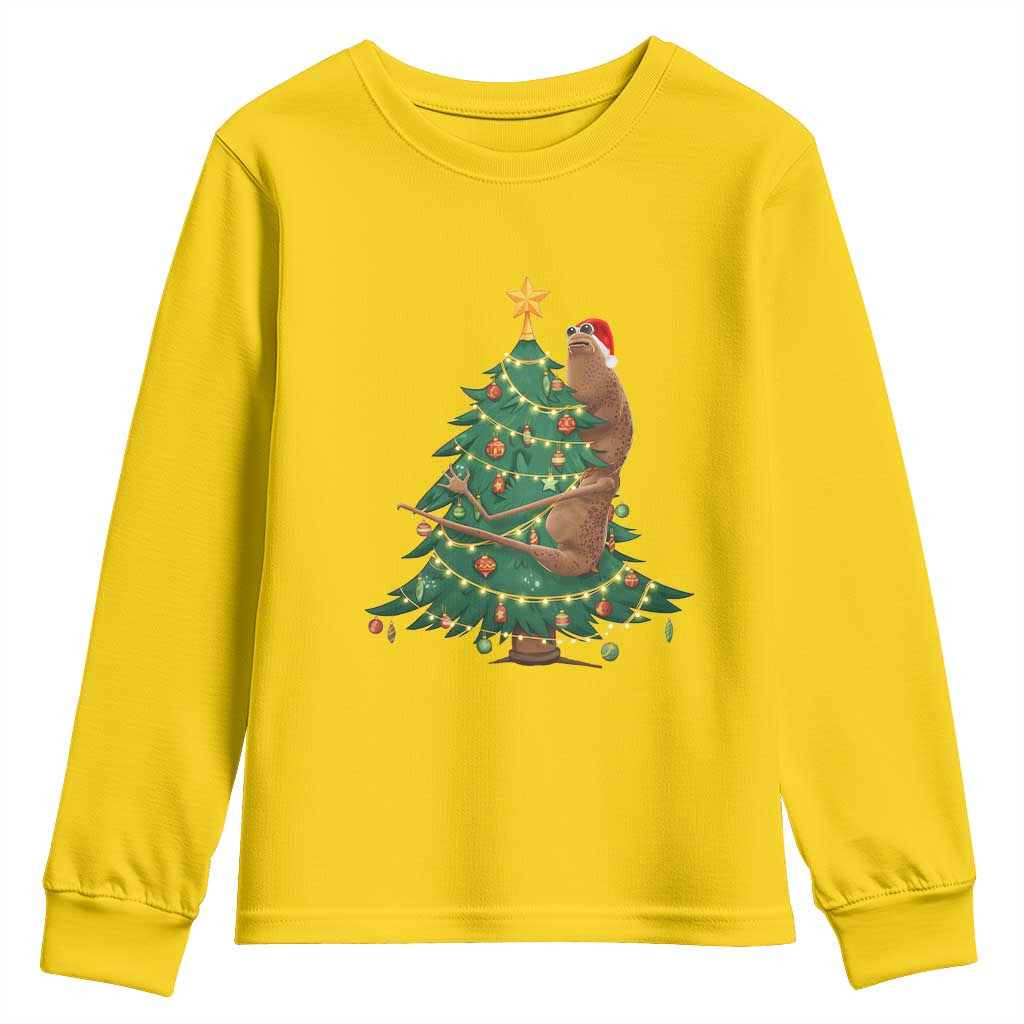 Marcus The Worm Meme Funny Christmas Youth Sweatshirt TS14 Daisy Print Your Wear