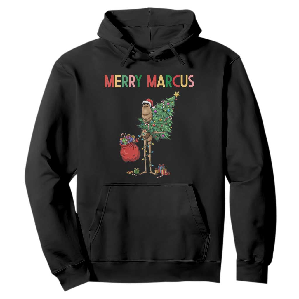 Marcus The Worm Christmas Meme Hoodie TS14 Black Print Your Wear