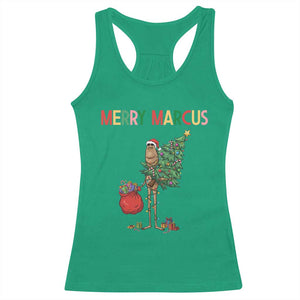 Marcus The Worm Christmas Meme Racerback Tank Top TS14 Irish Green Print Your Wear