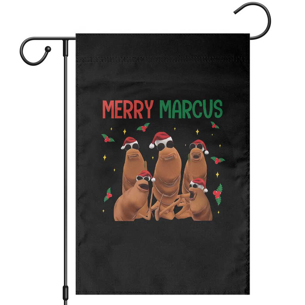 Marcus The Worm Christmas Meme Garden Flag Funny Brain Rot Gen Z Xmas TS14 Black Print Your Wear
