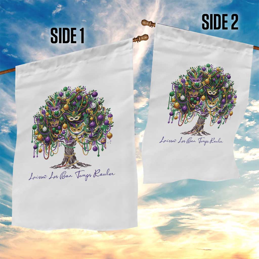 Mardi Gras Mask Tree Garden Flag Laissez Les Bon Temps Rouler TS14 Print Your Wear