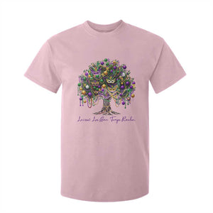 Mardi Gras Mask Tree T Shirt For Kid Laissez Les Bon Temps Rouler TS14 Light Pink Print Your Wear