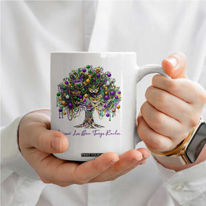 Mardi Gras Mask Tree Coffee Mug Laissez Les Bon Temps Rouler TS14 Print Your Wear
