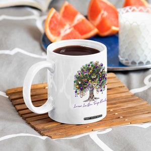 Mardi Gras Mask Tree Coffee Mug Laissez Les Bon Temps Rouler TS14 Print Your Wear